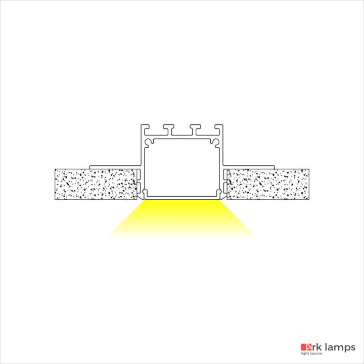 Perfil LED Embutir No Frame 7.9×3.2cm — foto 3