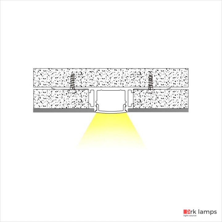 Perfil LED Embutir No Frame 8×8cm — foto 3