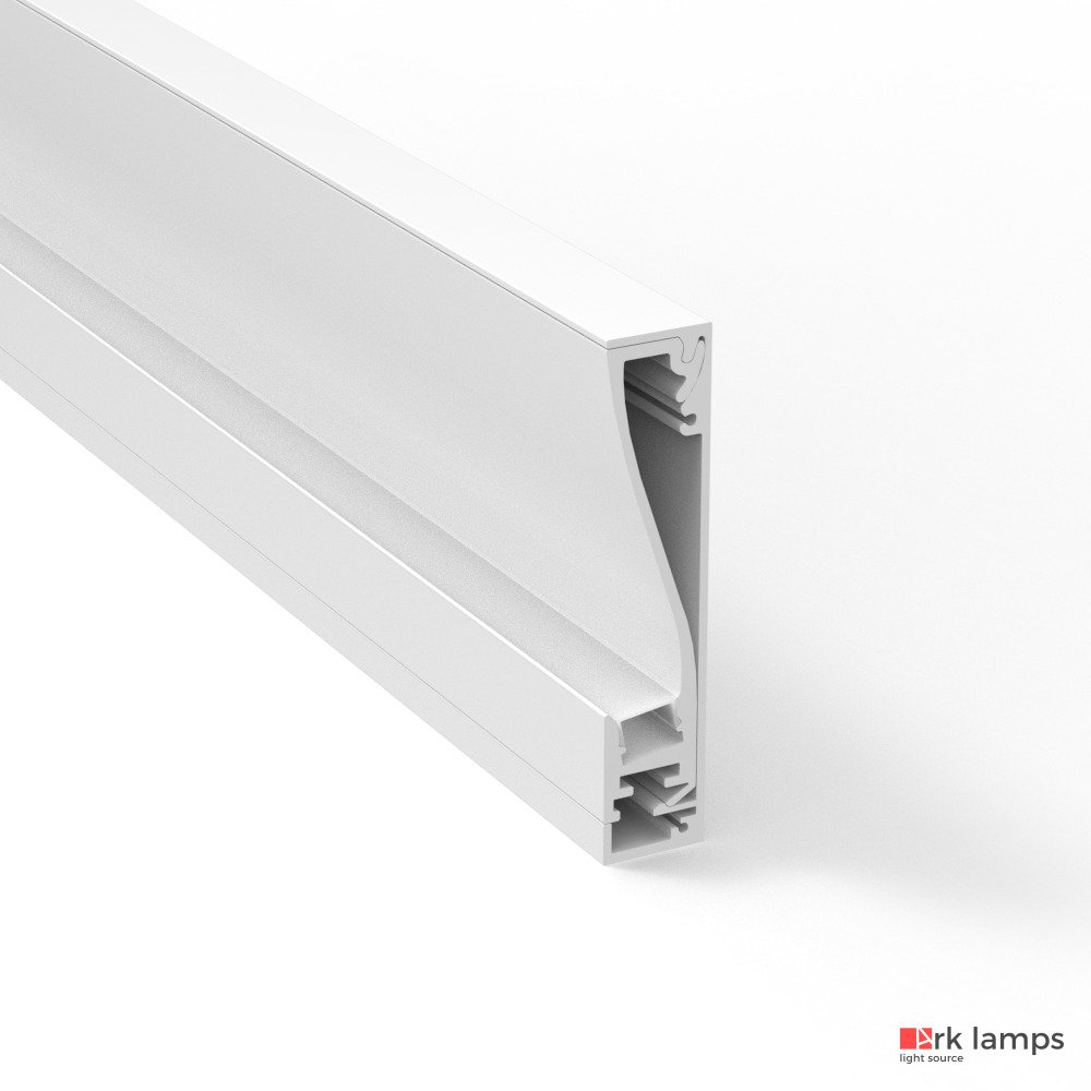 Perfil LED Sobrepor Rodapé 1.6×8cm — foto 1