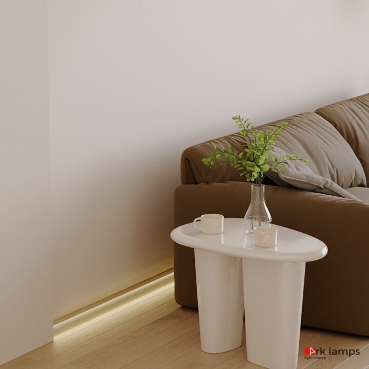 Perfil LED Sobrepor Rodapé 1.6×8cm — foto 11
