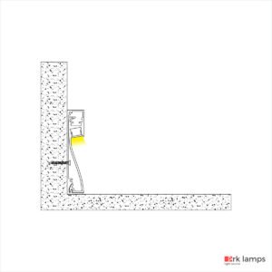 Perfil LED Sobrepor Rodapé 1.6×8cm — foto 3