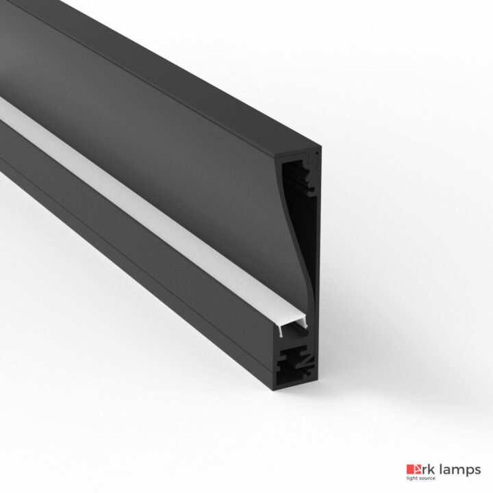 Perfil LED Sobrepor Rodapé 1.6×8cm — foto 6