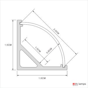 Perfil LED Sobrepor Sanca e Canto 1.6×1.6cm — foto 12