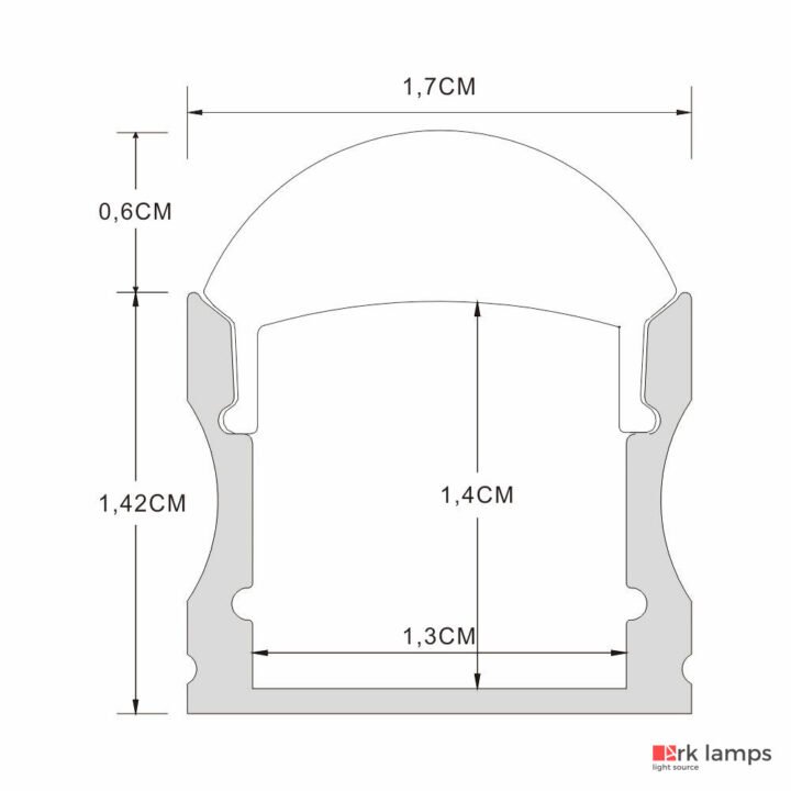 Perfil LED Sobrepor 1.7×2cm — foto 7