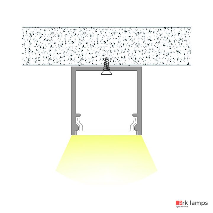 Perfil LED Sobrepor 2×2cm — foto 3