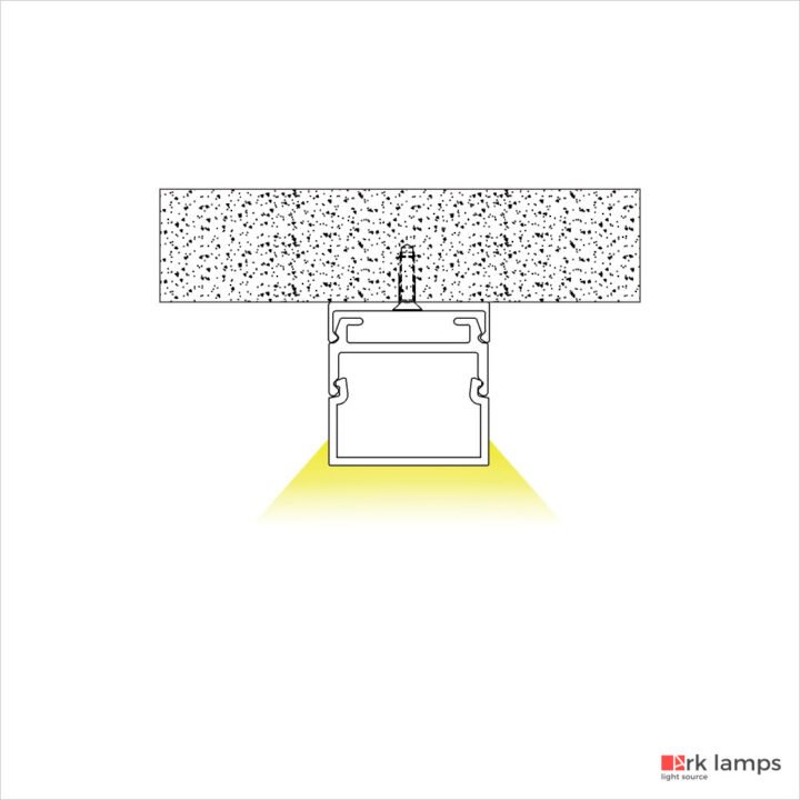 Perfil LED Sobrepor 2×2cm — foto 3
