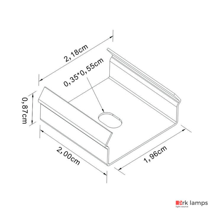 Perfil LED Sobrepor 2.5×2.5cm — foto 2