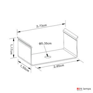 Perfil de LED Difusa Curva 25×33mm Ark Modular · Ark Lamps · ARK-ML208 — foto 7