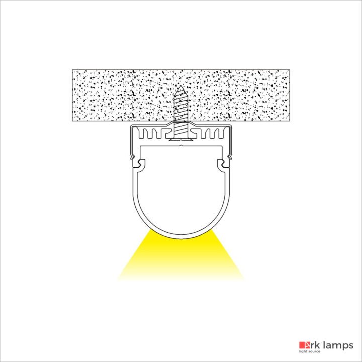 Perfil LED Sobrepor 2.5×3.3cm — foto 3