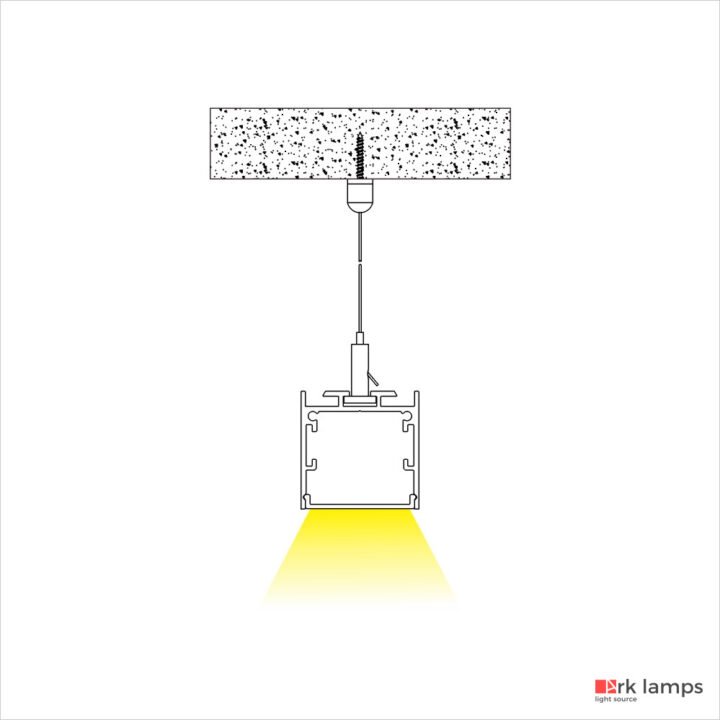 Perfil LED Sobrepor 3.5×3.5cm — foto 3