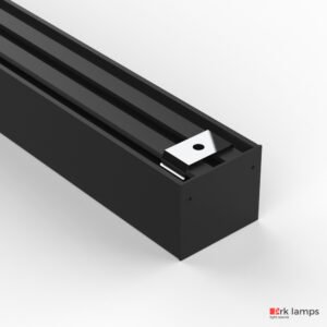 Perfil LED Sobrepor Difusor Black 3.5×3.5cm | Ark Lamps – PL210