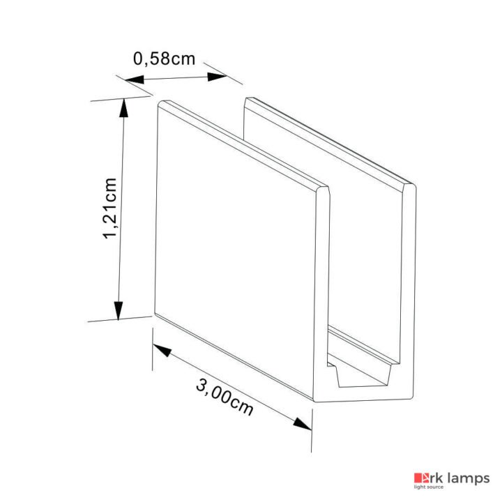 Perfil LED Flexível Sobrepor 0.4×1cm — foto 9