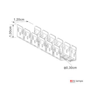 Perfil LED Flexível Sobrepor 1×1cm — foto 8