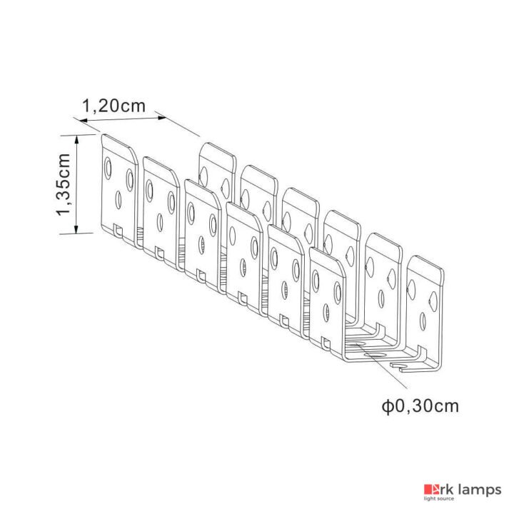 Perfil LED Flexível Sobrepor 1×1.8cm — foto 9