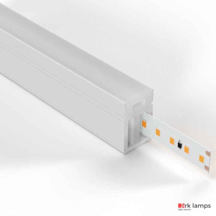 Perfil LED Flexível Sobrepor 1×2cm — foto 1