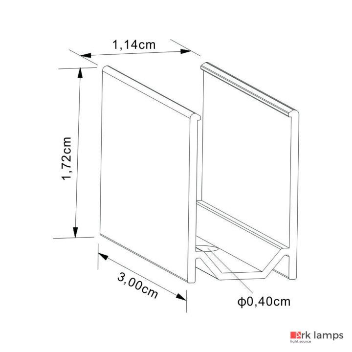 Perfil LED Flexível Sobrepor 1×2cm — foto 9