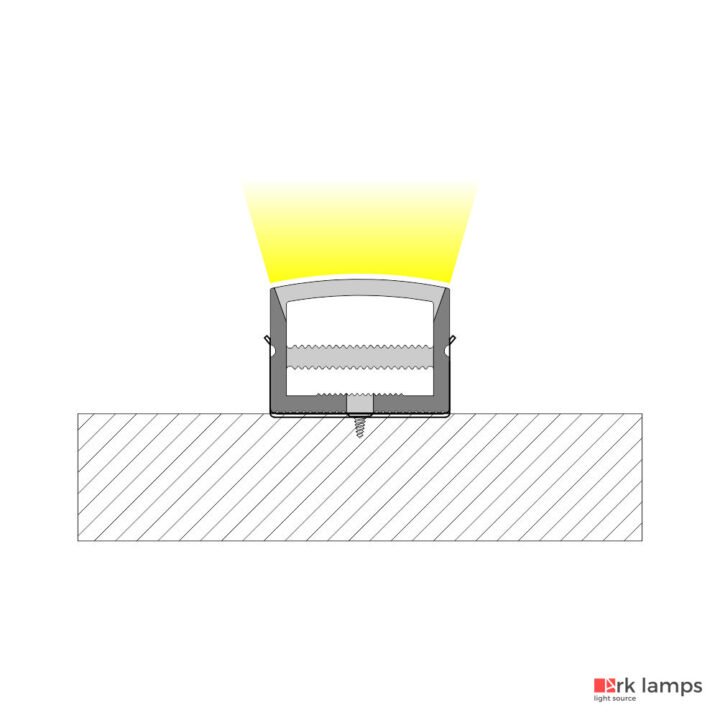 Perfil LED Flexível Sobrepor 2×1.5cm — foto 3