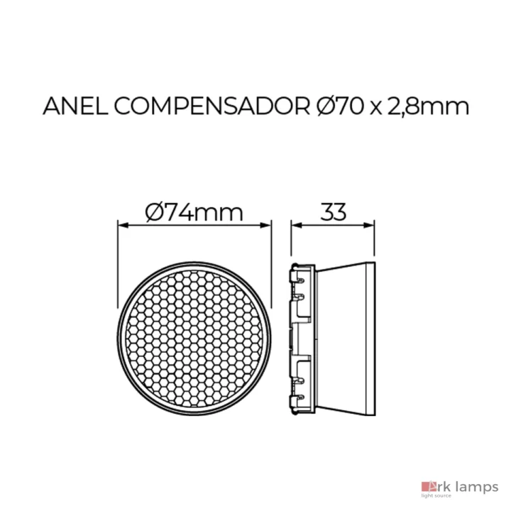 Kit Grade para Spot Flow AR70 · Stella · SD1907 — foto 2