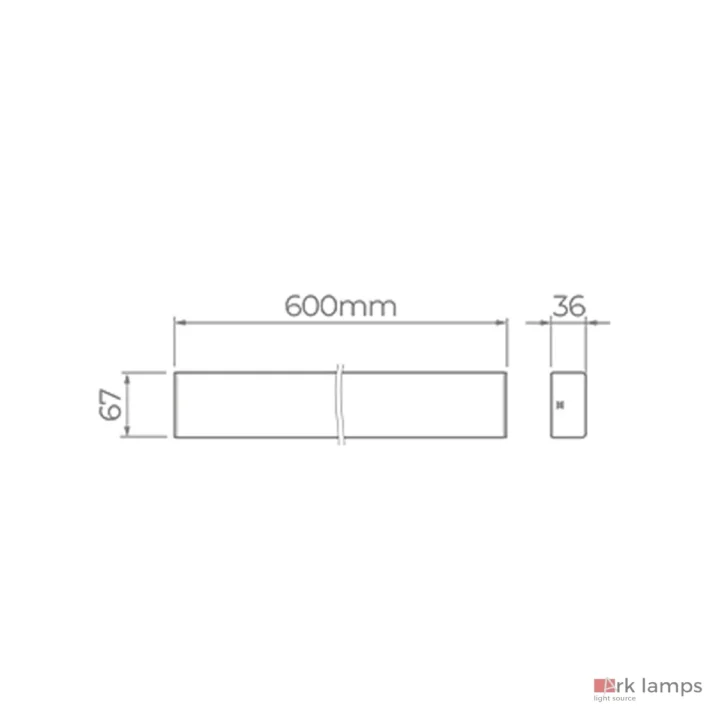 Plane Luminária Linear de Sobrepor 16W 1800lm · Stella · STL23931/30