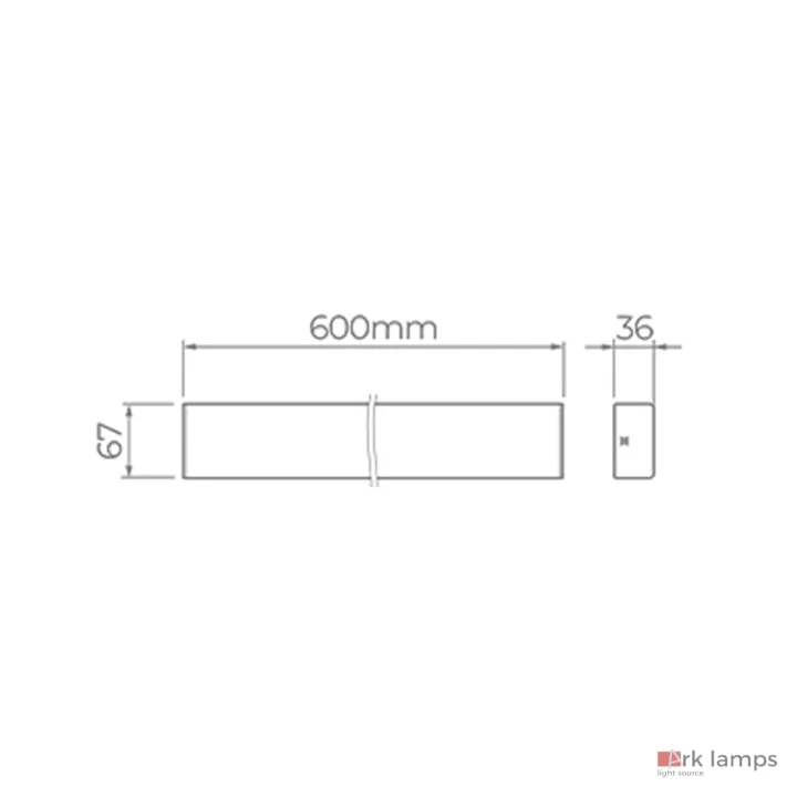 Plane Luminária Linear de Sobrepor 16W 1900lm · Stella · STL23931/40