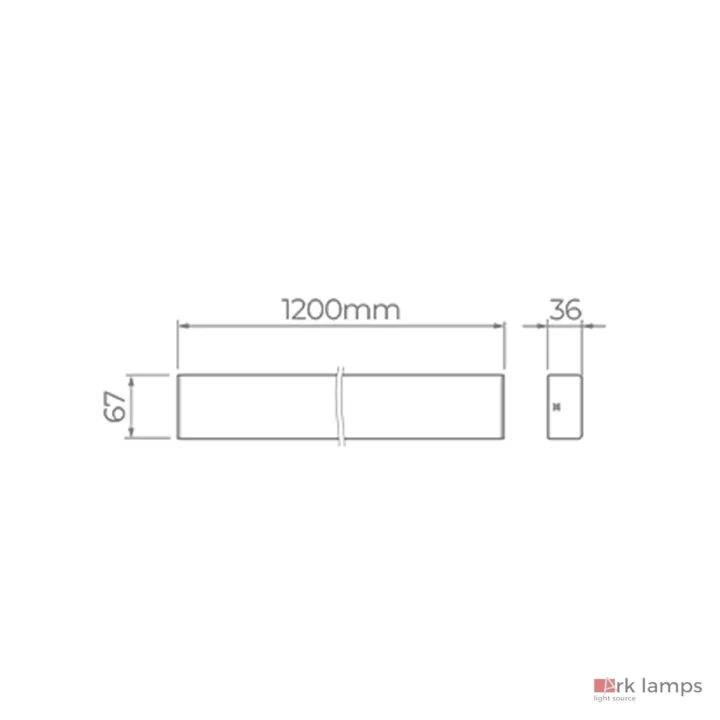 Plane Luminária Linear de Sobrepor 32W 3800lm · Stella · STL23941/30