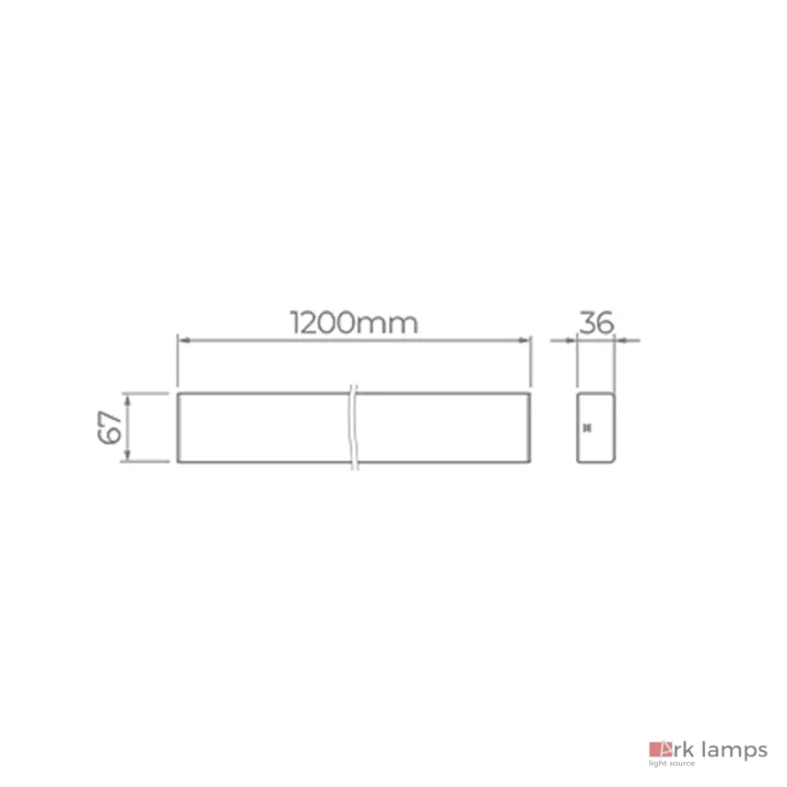 Plane Luminária Linear de Sobrepor 32W 4100lm · Stella · STL23941/50