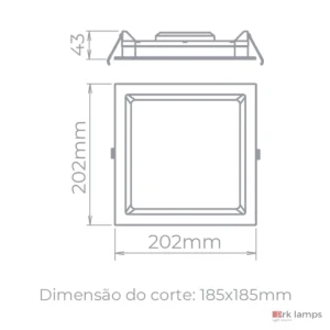 Luminária de Embutir Deep 17W 1400lm Branco · Stella · STH8903BR/30 — foto 2