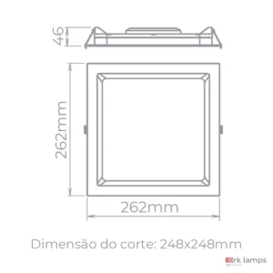 Luminária de Embutir Deep 22W 1750lm Branco · Stella · STH8904BR/30 — foto 2