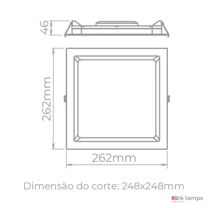 Luminária de Embutir Deep 22W 1750lm Branco · Stella · STH8904BR/30 — foto 2