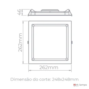 Luminária de Embutir Deep 22W 1800lm Branco · Stella · STH8904BR/40 — foto 2