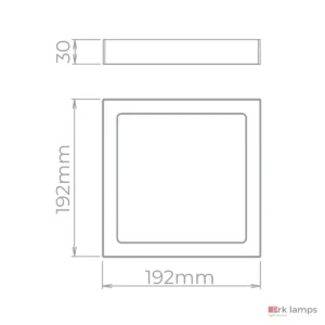 Plafon Sobrepor LED ECO 18W 1500lm Quadrado · Stella · STH21963Q/40 — foto 2