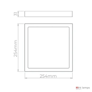Plafon Sobrepor LED ECO 24W 1900lm Quadrado · Stella · STH21964Q/30 — foto 3