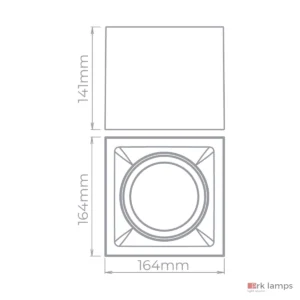Luminária de Sobrepor Direc. Square Out AR111 · Stella · STH20935BR — foto 3