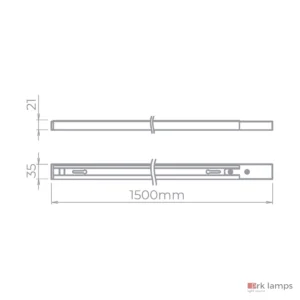 Trilho ECO 1,5M · Stella · SD1015BR — foto 2